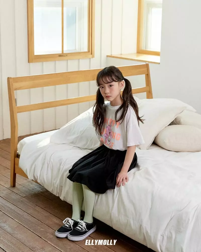 Ellymolly - Korean Children Fashion - #minifashionista - Shirring Skirt - 11