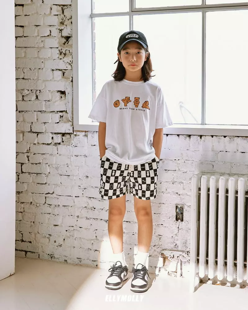 Ellymolly - Korean Children Fashion - #prettylittlegirls - Square Check Shorts - 8