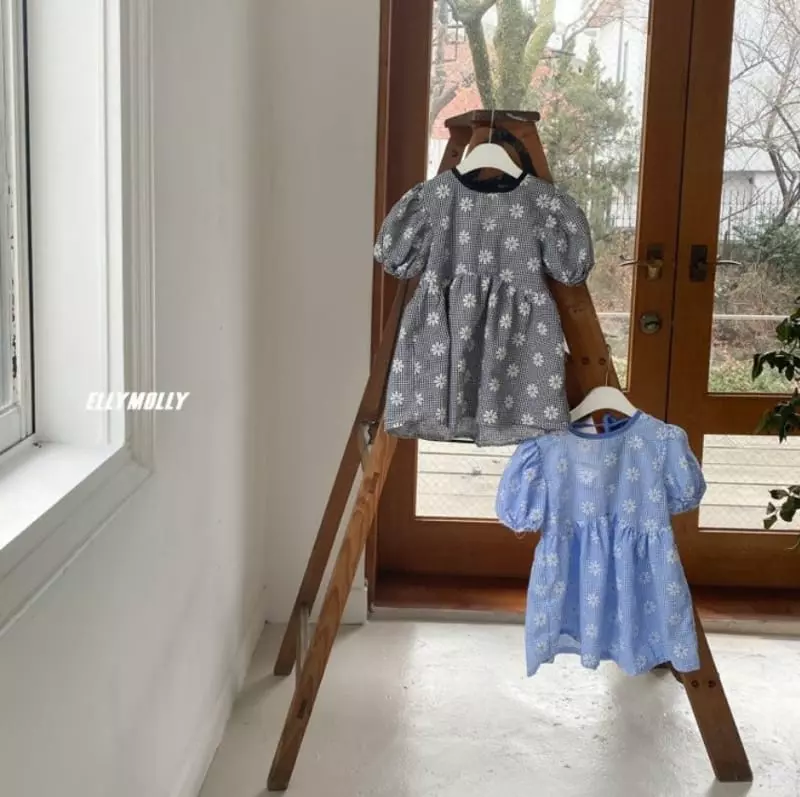 Ellymolly - Korean Children Fashion - #prettylittlegirls - Floral One-piece