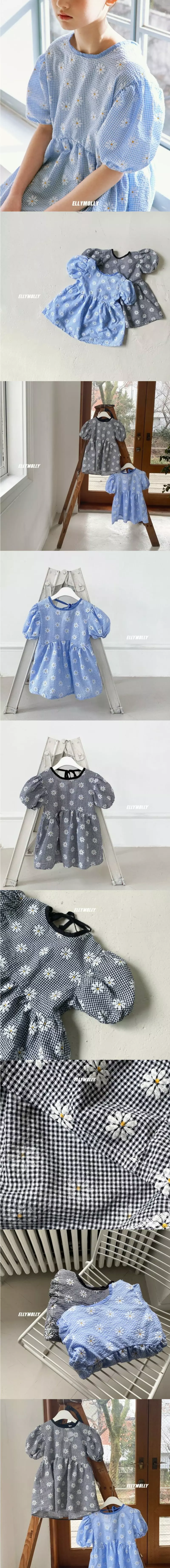 Ellymolly - Korean Children Fashion - #toddlerclothing - Floral One-piece - 3