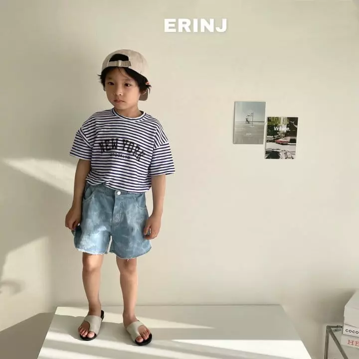 Erin J - Korean Children Fashion - #Kfashion4kids - Newyork Stripes Tee - 3