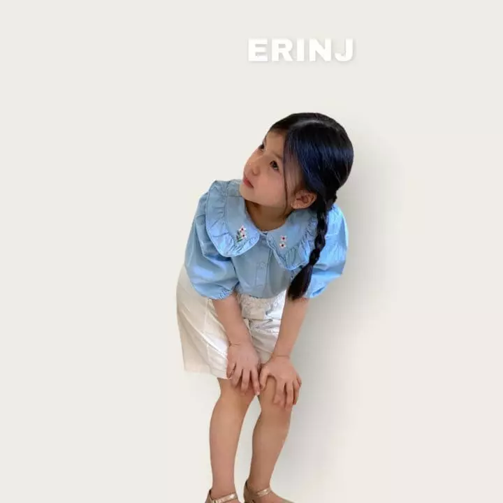 Erin J - Korean Children Fashion - #childrensboutique - Embroidery Blouse - 9