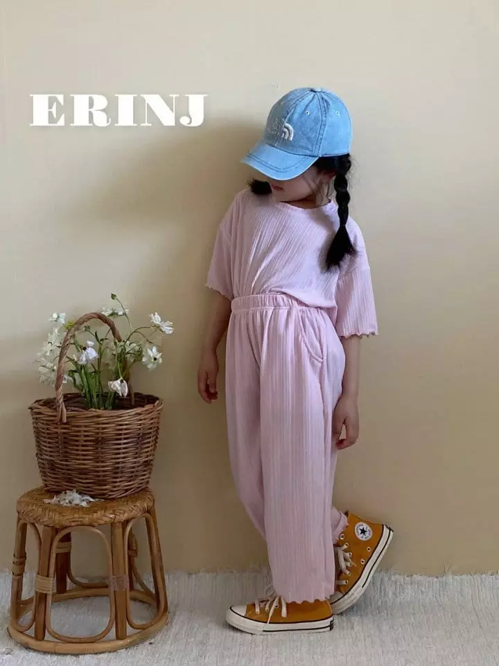 Erin J - Korean Children Fashion - #childrensboutique - Charlang Top Bottom Set - 11