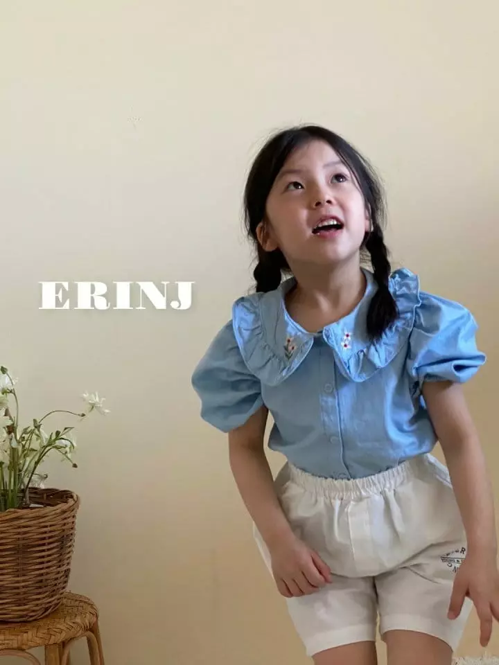 Erin J - Korean Children Fashion - #designkidswear - Embroidery Blouse - 10