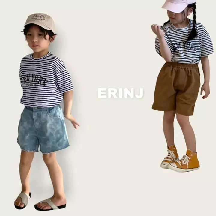 Erin J - Korean Children Fashion - #kidsstore - Newyork Stripes Tee