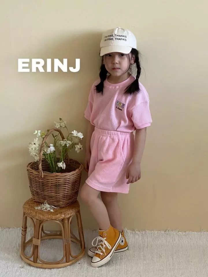 Erin J - Korean Children Fashion - #magicofchildhood - Waffle Top Bottom Set