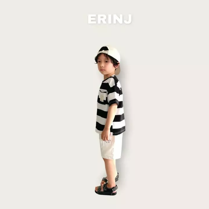 Erin J - Korean Children Fashion - #magicofchildhood - Pocket Stripes Tee - 5