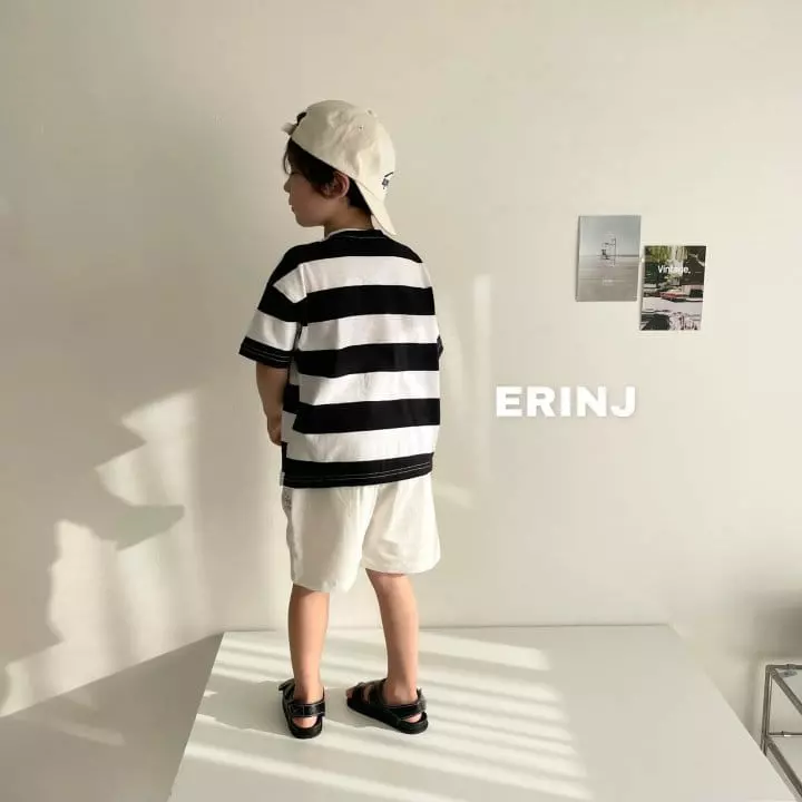 Erin J - Korean Children Fashion - #prettylittlegirls - Pocket Stripes Tee - 7