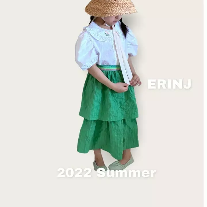 Erin J - Korean Children Fashion - #todddlerfashion - Embroidery Blouse - 5