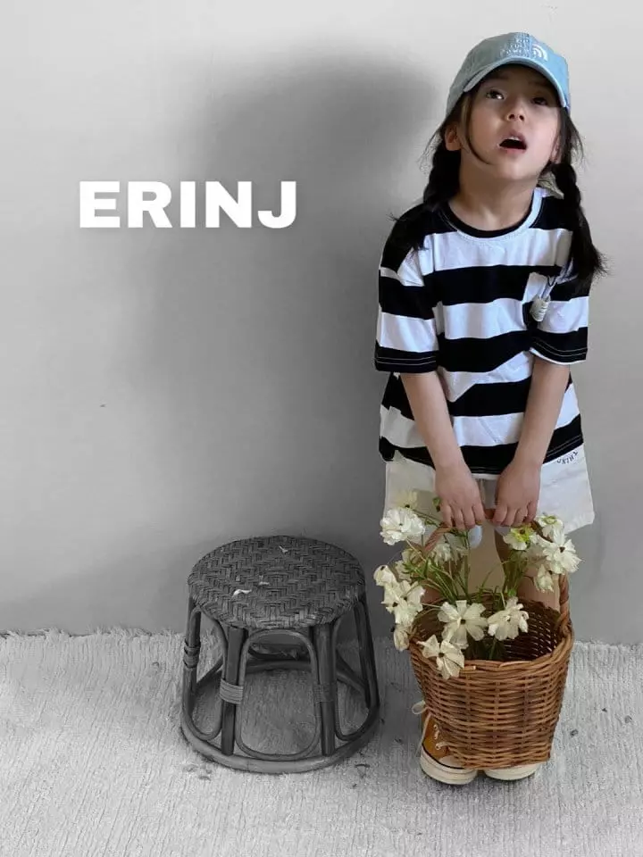 Erin J - Korean Children Fashion - #toddlerclothing - Pocket Stripes Tee - 9