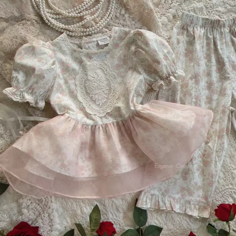 Eugenie Candies - Korean Children Fashion - #childrensboutique - Batsi Top Bottom Set - 8