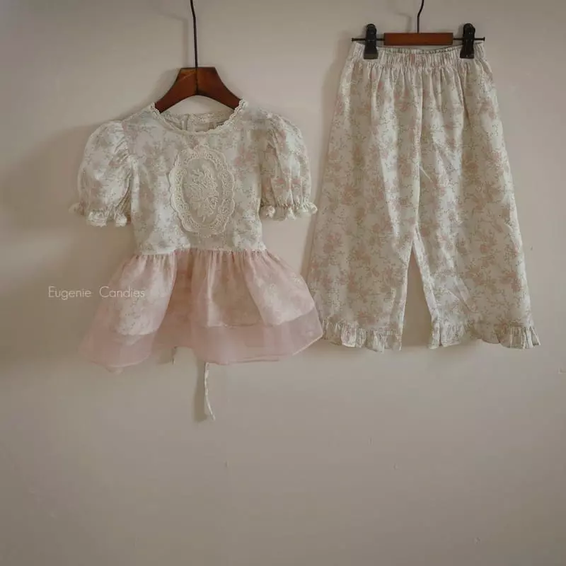 Eugenie Candies - Korean Children Fashion - #magicofchildhood - Batsi Top Bottom Set