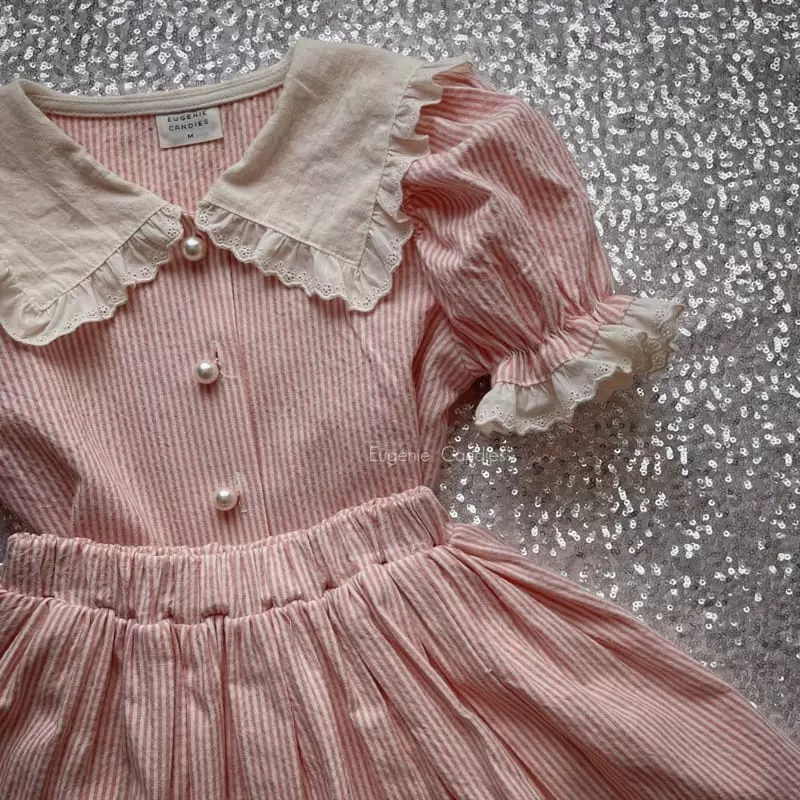 Eugenie Candies - Korean Children Fashion - #minifashionista - Jujue Top Bottom Set - 10