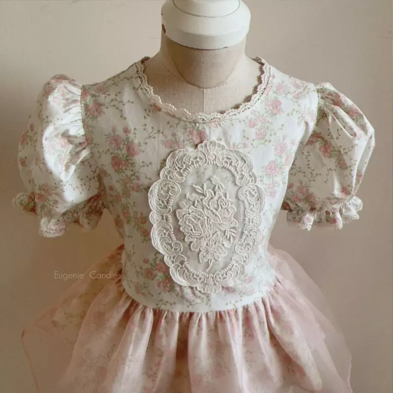 Eugenie Candies - Korean Children Fashion - #prettylittlegirls - Batsi Top Bottom Set - 4