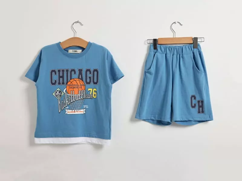 Fashion King - Korean Children Fashion - #Kfashion4kids - Chicago Layered Top Bottom Set - 11