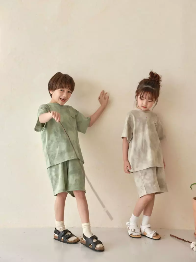 Fashion King - Korean Children Fashion - #childofig - Jurrasic Top Bottom Set - 2
