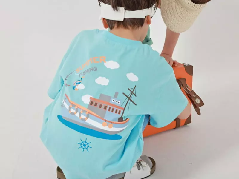 Fashion King - Korean Children Fashion - #childrensboutique - Fishing Tee - 8