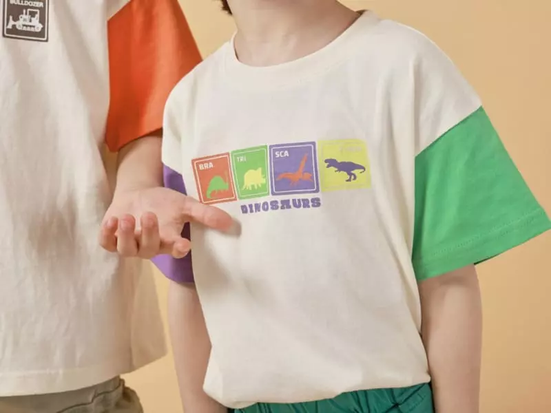 Fashion King - Korean Children Fashion - #childrensboutique - Square Dino Tee - 6