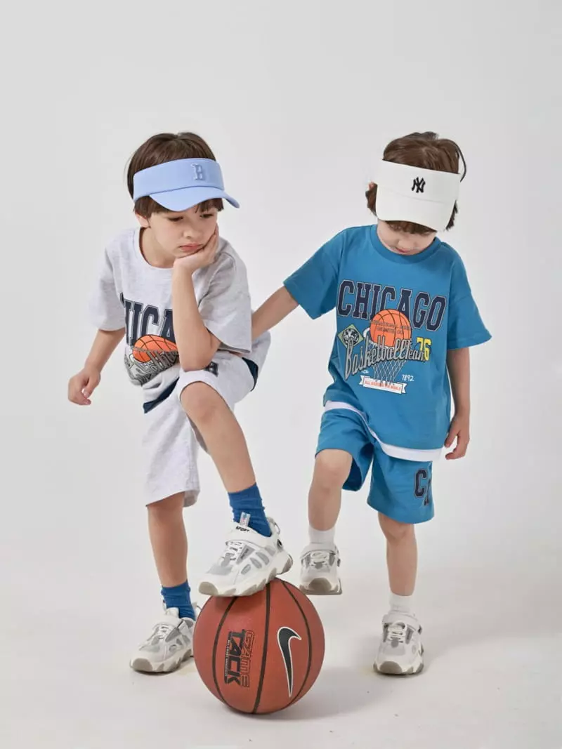 Fashion King - Korean Children Fashion - #childofig - Chicago Layered Top Bottom Set - 4
