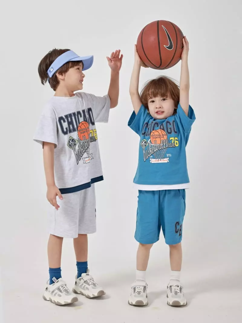 Fashion King - Korean Children Fashion - #designkidswear - Chicago Layered Top Bottom Set - 5