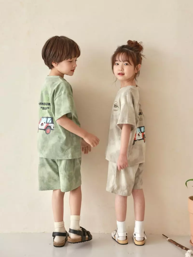 Fashion King - Korean Children Fashion - #discoveringself - Jurrasic Top Bottom Set - 5