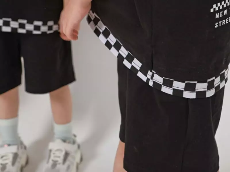 Fashion King - Korean Children Fashion - #kidzfashiontrend - Checker Board Top Bottom Set - 11