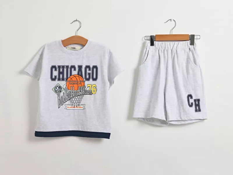 Fashion King - Korean Children Fashion - #kidzfashiontrend - Chicago Layered Top Bottom Set - 10