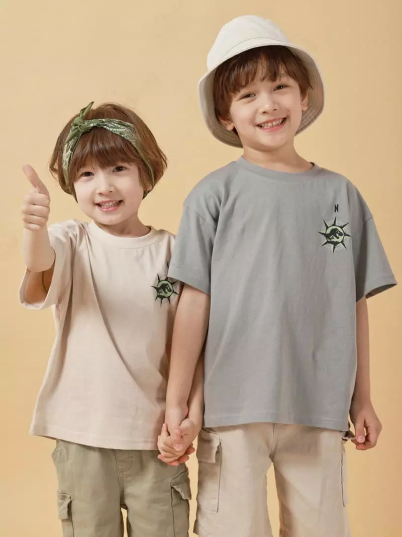 Fashion King - Korean Children Fashion - #prettylittlegirls - Earth Jurassic Tee - 7