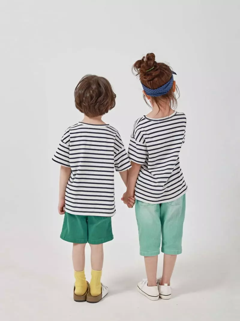 Fashion King - Korean Children Fashion - #stylishchildhood - Summer Fruit Stripes Tee - 8