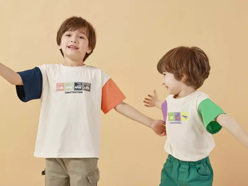 Fashion King - Korean Children Fashion - #toddlerclothing - Square Dino Tee - 4