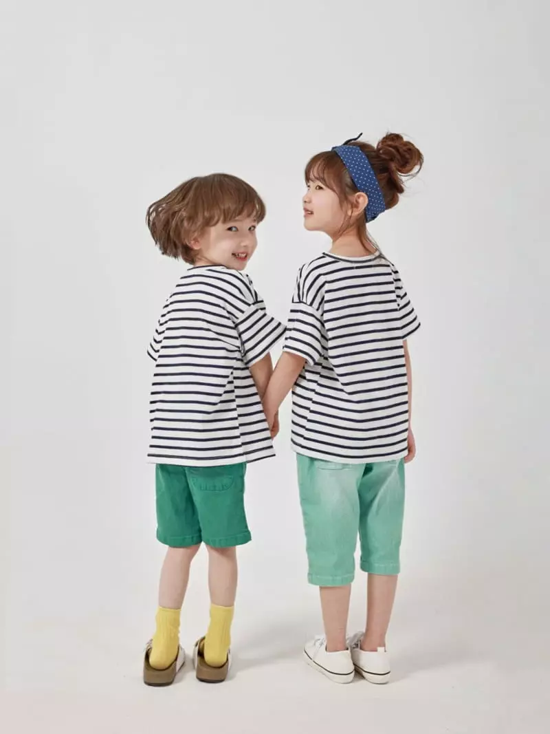 Fashion King - Korean Children Fashion - #toddlerclothing - Summer Fruit Stripes Tee - 7