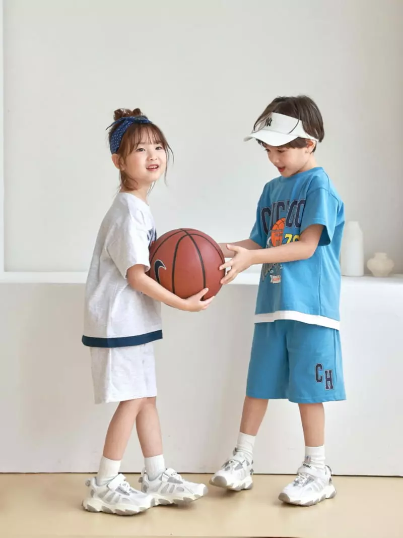 Fashion King - Korean Children Fashion - #toddlerclothing - Chicago Layered Top Bottom Set