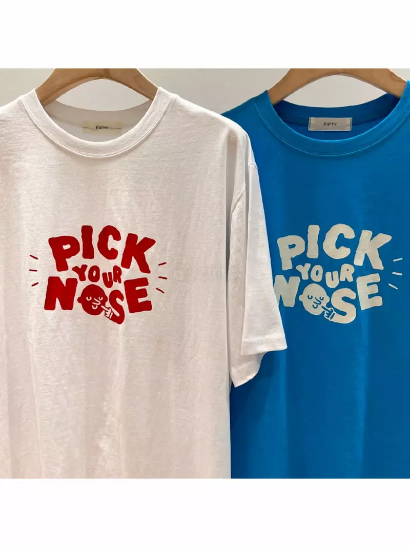 Fifty - Korean Women Fashion - #momslook - Noze Tee