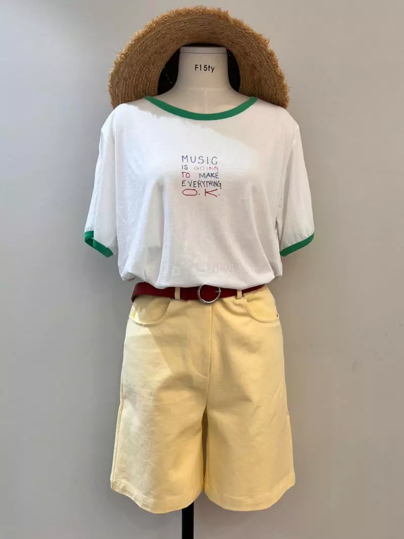 Fifty - Korean Women Fashion - #momslook - Crayon Tee