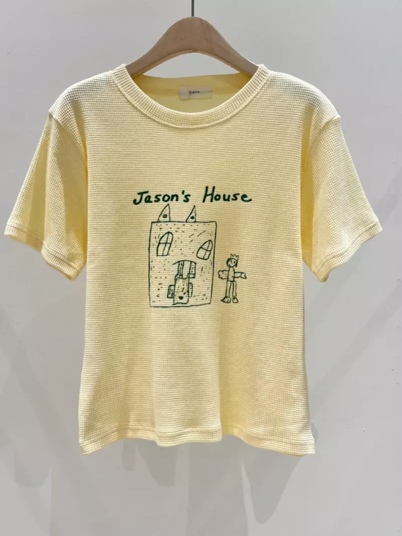 Fifty - Korean Women Fashion - #momslook - Croiffle Tee - 2