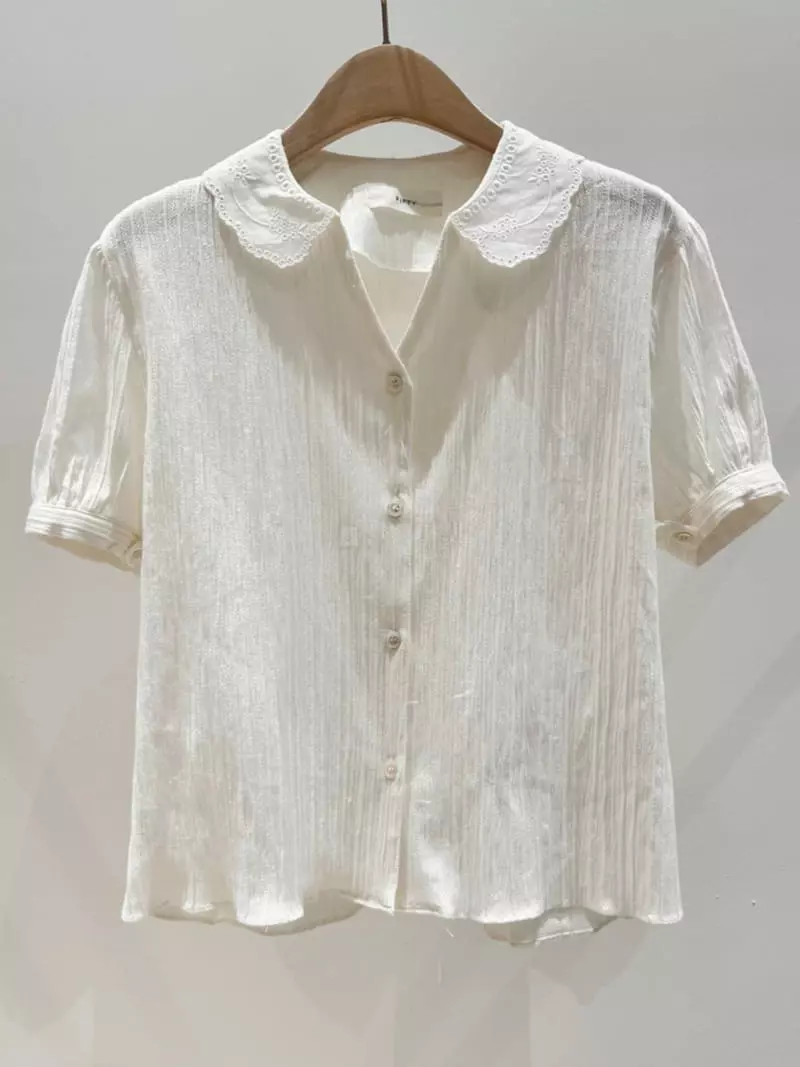 Fifty - Korean Women Fashion - #momslook - Loen Blouse - 3
