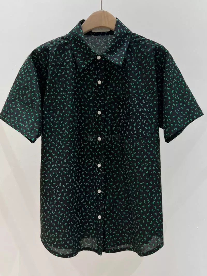 Fifty - Korean Women Fashion - #womensfashion - New Small Flower Blouse - 4