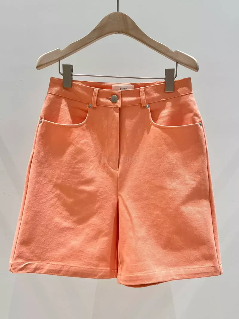 Fifty - Korean Women Fashion - #vintagekidsstyle - Color Shorts - 2