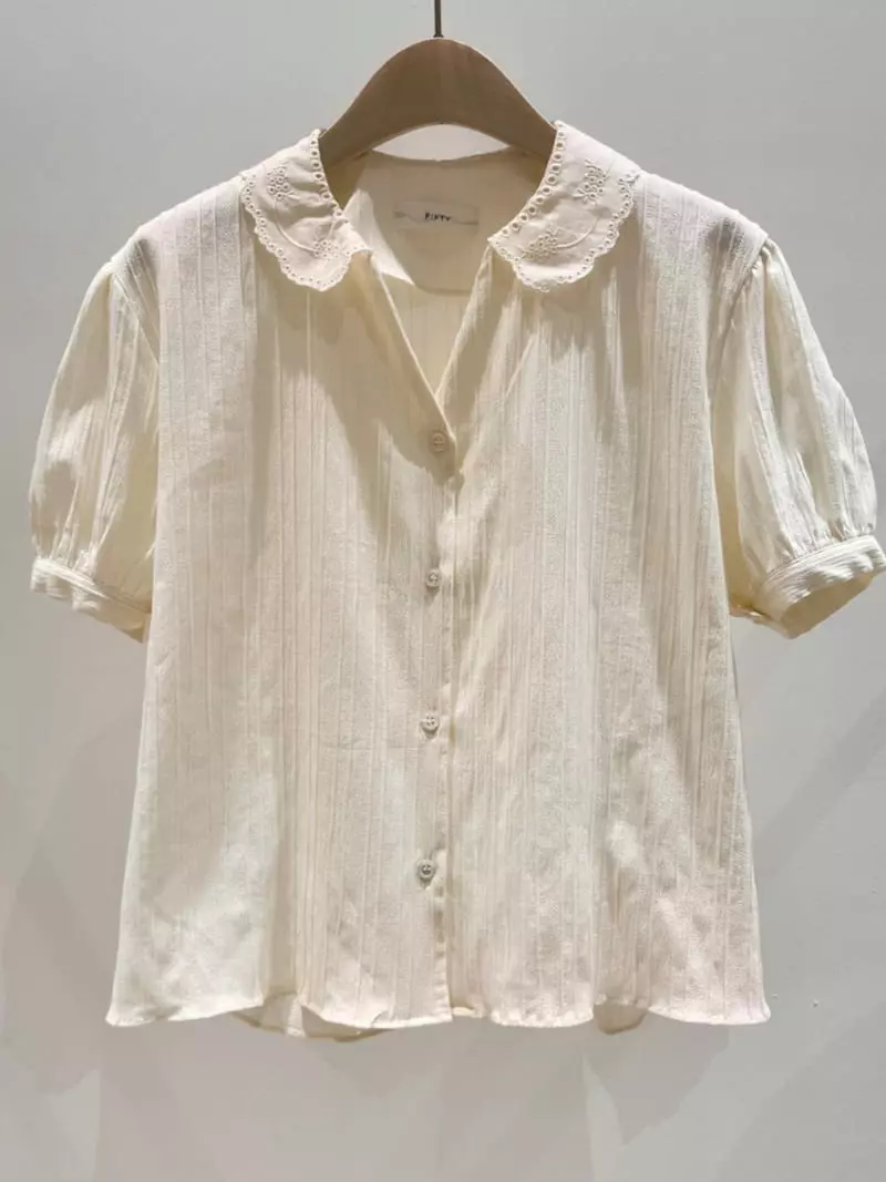 Fifty - Korean Women Fashion - #momslook - Loen Blouse - 4