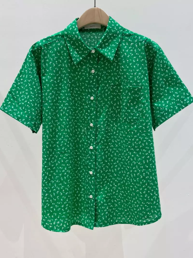 Fifty - Korean Women Fashion - #womensfashion - New Small Flower Blouse - 3