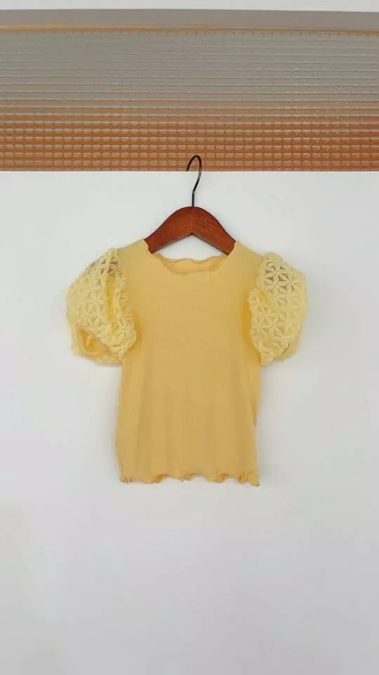 Flower J - Korean Children Fashion - #littlefashionista - Daisy Balloon Tee - 2