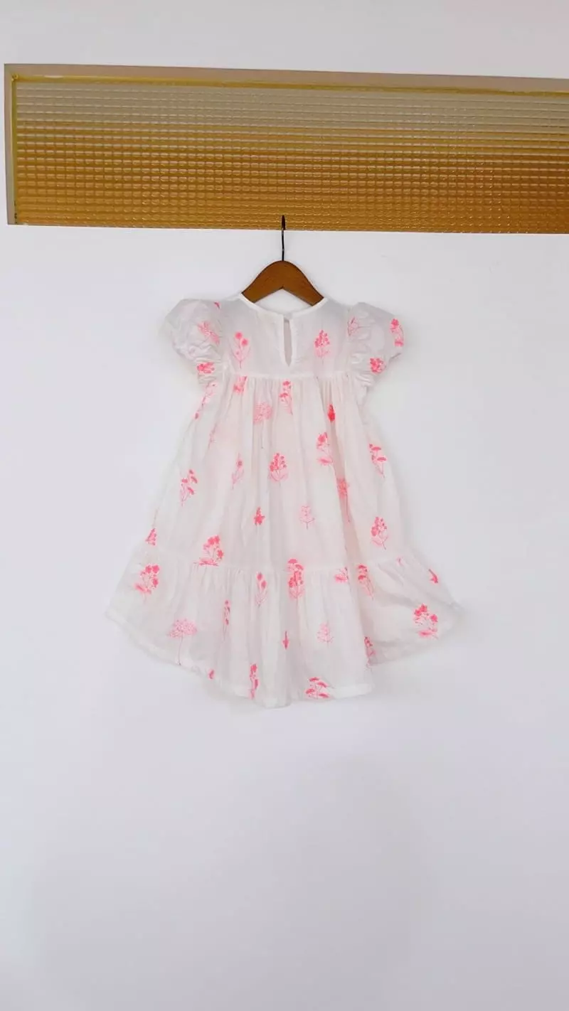 Flower J - Korean Children Fashion - #magicofchildhood - Embroidery One-piece