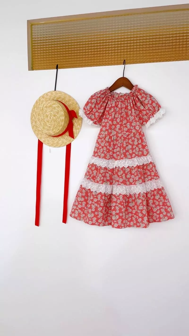 Flower J - Korean Children Fashion - #minifashionista - Cancan Long One-piiece