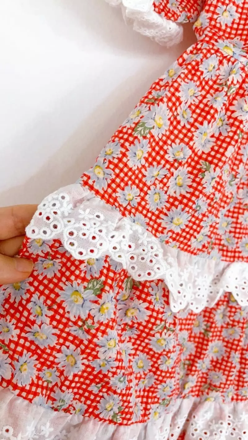 Flower J - Korean Children Fashion - #prettylittlegirls - Cancan Long One-piiece - 2