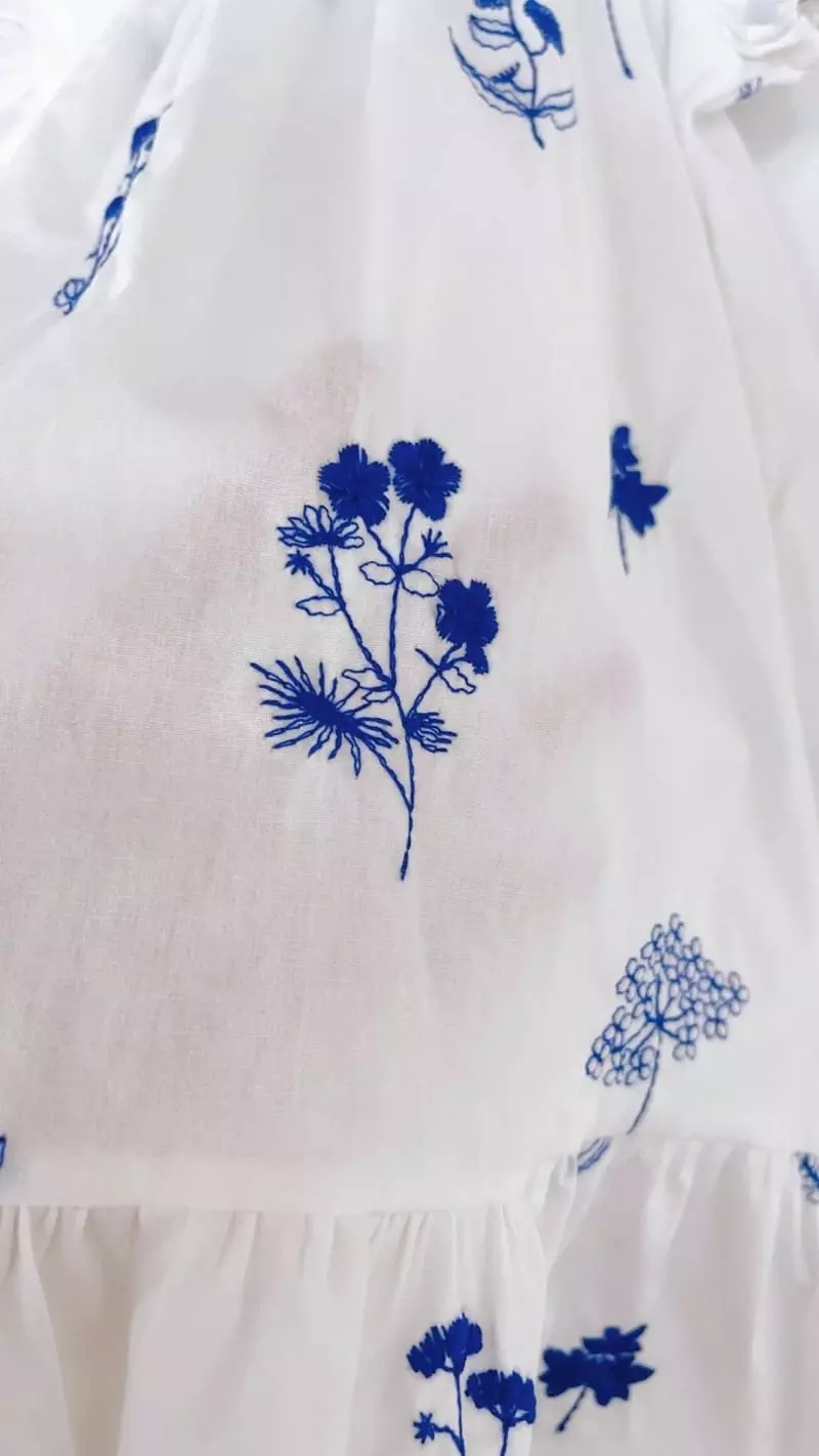 Flower J - Korean Children Fashion - #stylishchildhood - Embroidery One-piece - 6