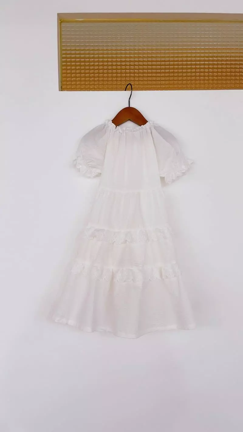 Flower J - Korean Children Fashion - #stylishchildhood - Cancan Long One-piiece - 5