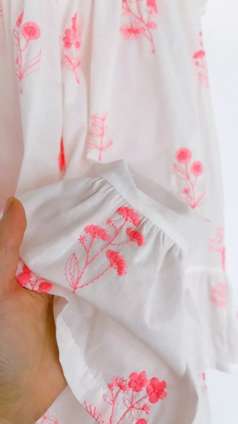 Flower J - Korean Children Fashion - #prettylittlegirls - Embroidery One-piece - 4