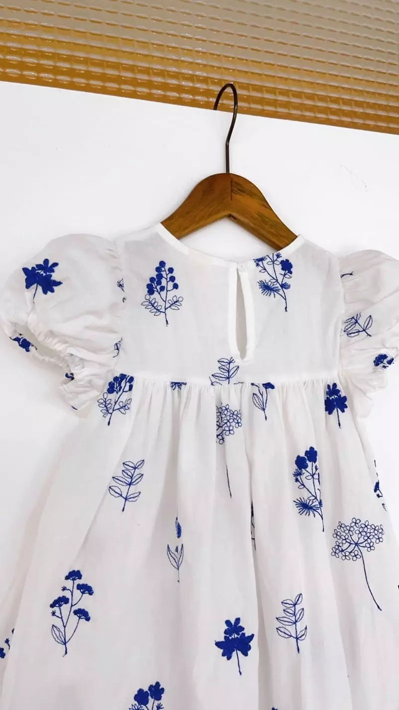 Flower J - Korean Children Fashion - #toddlerclothing - Embroidery One-piece - 5