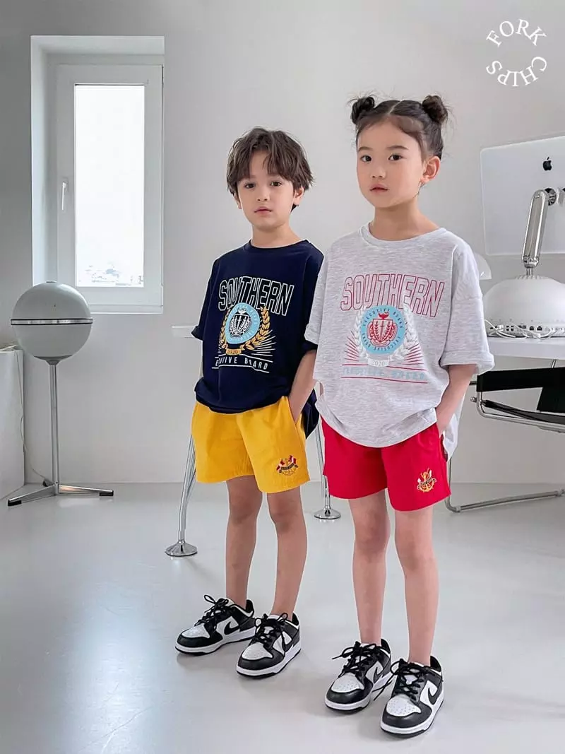 Fork Chips - Korean Children Fashion - #childofig - Champion Tee - 7