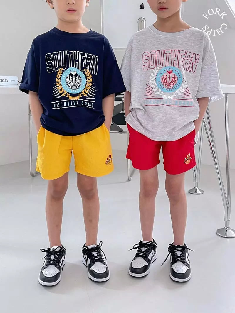 Fork Chips - Korean Children Fashion - #childrensboutique - Champion Tee - 8